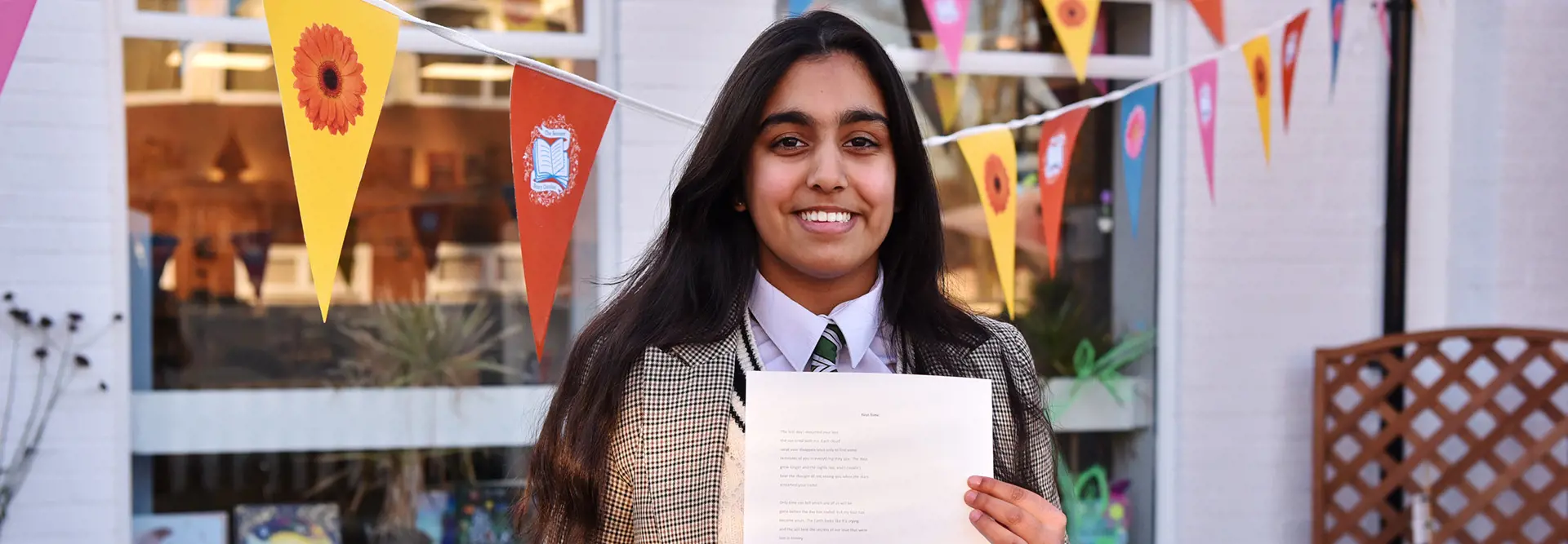 Student wins second national poetry competition