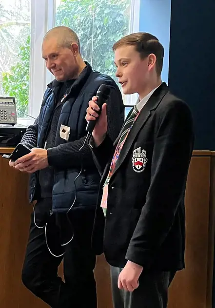 Luke BBC Young Reporter